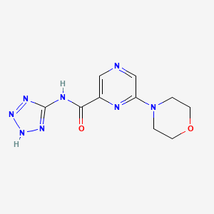 6-(4-Morpholinyl)-N-(1H-5-tetrazolyl)pyrazine-2-carboxamide