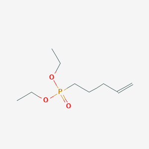 molecular formula C9H19O3P B8396138 Diethyl 4-pentenylphosphonate 