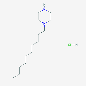 molecular formula C14H31ClN2 B8396200 N-decylpiperazine hydrochloride 