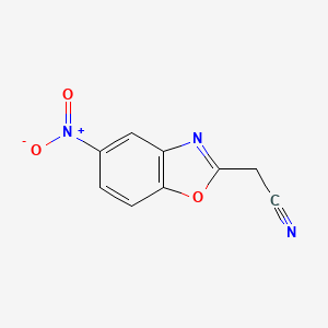 5-Nitro-2-benzoxazoleacetonitrile