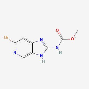 molecular formula C8H7BrN4O2 B8396304 Methyl 6-bromo-1h-imidazo[4,5-c]pyridin-2-ylcarbamate 