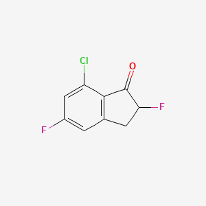 7-Chloro-2,5-difluoro-2,3-dihydro-1H-inden-1-one