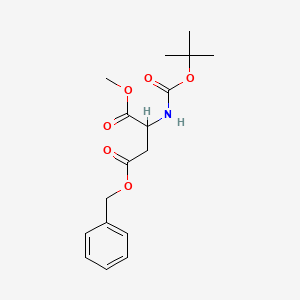 2-Tert-butoxycarbonylamino-succinic acid 4-benzyl ester 1-methyl ester