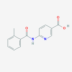 6-(2-Methylbenzoylamino)nicotinic acid