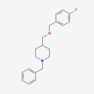 4-[[(4-Fluorobenzyl)oxy]methyl]-1-benzylpiperidine