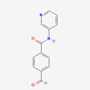 molecular formula C13H10N2O2 B8396454 4-(3-Pyridinylaminocarbonyl)benzaldehyde 