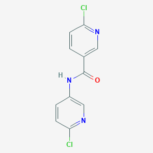 molecular formula C11H7Cl2N3O B8396573 6-Chloro-N-(2-chloro-5-pyridyl)-3-pyridinecarboxamide 