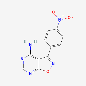 3-(4-Nitrophenyl)isoxazolo[5,4-d]pyrimidin-4-amine