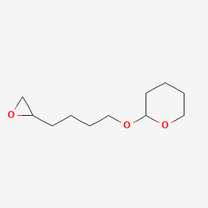 molecular formula C11H20O3 B8396673 1,2-Epoxy-6-(2-tetrahydropyranyloxy)-hexane 
