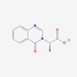 molecular formula C11H10N2O3 B8396707 (2s)-2-(4-Oxo-4h-quinazolin-3-yl)-propionic acid 