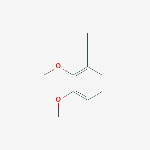 molecular formula C12H18O2 B8396713 1,2-Dimethoxy-3-tert-butylbenzene 