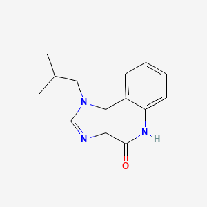 molecular formula C14H15N3O B8396861 1-isobutyl-1H-imidazo[4,5-c]quinoline-4-ol 