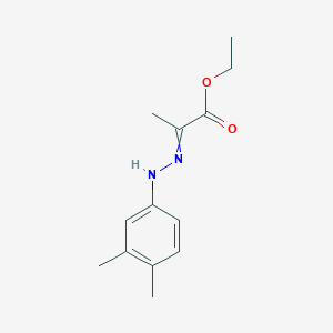 molecular formula C13H18N2O2 B8396900 Ethyl pyruvate (3,4-dimethylphenylhydrazone) 