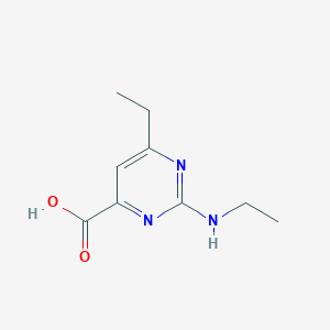 6-Ethyl-2-(ethylamino)pyrimidine-4-carboxylic acid