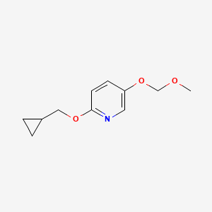 2-(Cyclopropylmethoxy)-5-(methoxymethoxy)pyridine