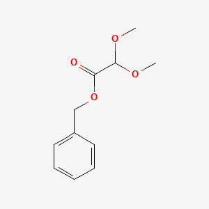 molecular formula C11H14O4 B8397060 Dimethoxyacetic acid benzyl ester 