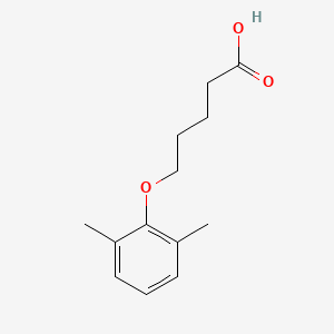 molecular formula C13H18O3 B8397101 5-(2,6-Dimethylphenoxy)pentanoic acid 