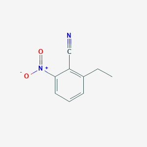 molecular formula C9H8N2O2 B8397140 2-Ethyl-6-nitro-benzonitrile 