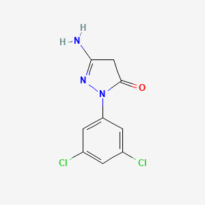 1-(3,5-Dichlorophenyl)-3-amino-2-pyrazoline-5-one