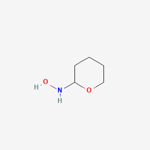 molecular formula C5H11NO2 B8397361 Tetrahydropyranyl hydroxylamine 