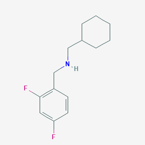 N-(Cyclohexylmethyl)-N-(2,4-difluorobenzyl)amine