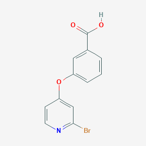 3-(2-Bromo-pyridin-4-yloxy)-benzoic acid