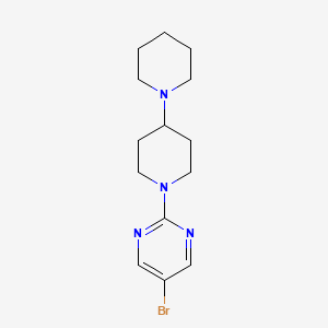 molecular formula C14H21BrN4 B8397390 2-[4-(Piperidin-1-yl)piperidin-1-yl]-5-bromopyrimidine 