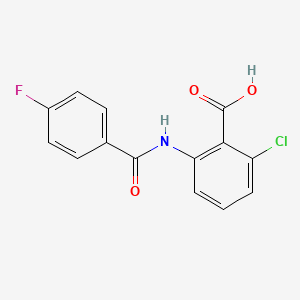 N-(4'-fluorobenzoyl)-6-chloroanthranilic acid