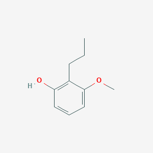 molecular formula C10H14O2 B8397409 3-Methoxy-2-propylphenol 
