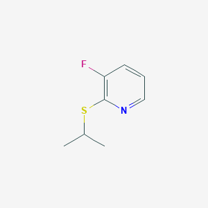molecular formula C8H10FNS B8397420 2-Isopropylthio-3-fluoropyridine 