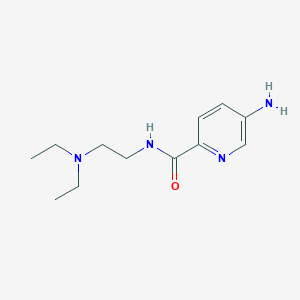 molecular formula C12H20N4O B8397432 5-Amino-pyridine-2-carboxylic acid (2-diethylamino-ethyl)-amide 