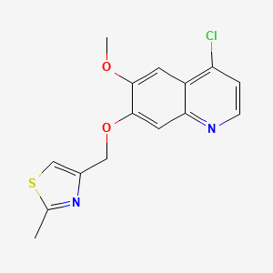 4-Chloro-6-methoxy-7-(2-methylthiazol-4-ylmethoxy)quinoline