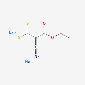 Sodium 2-cyano-3-ethoxy-3-oxoprop-1-ene-1,1-bis(thiolate)