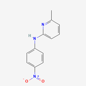 molecular formula C12H11N3O2 B8397532 6-methyl-N-(4-nitrophenyl)pyrid-2-amine 