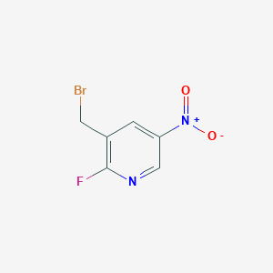 3-Bromomethyl-2-fluoro-5-nitro-pyridine