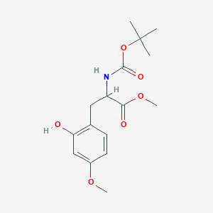 Methyl 2-tert-butoxycarbonylamino-3-(2-hydroxy-4-methoxyphenyl)-propanoate