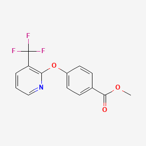 Methyl 4-(3-trifluoromethylpyridin-2-yloxy)benzenecarboxylate
