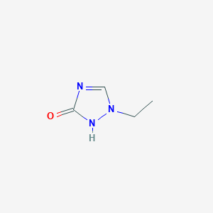 molecular formula C4H7N3O B8397686 1-Ethyl-3-hydroxy-1,2,4-triazole 