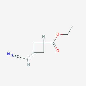 Ethyl 3-(cyanomethylene)cyclobutanecarboxylate