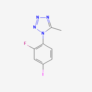 1-(2-fluoro-4-iodo-phenyl)-5-methyl-1H-tetrazole