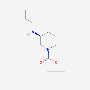 molecular formula C13H26N2O2 B8397781 (S)-tert-butyl 3-(propylamino)piperidine-1-carboxylate 