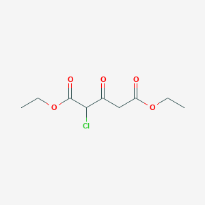 molecular formula C9H13ClO5 B8397788 2-Chloro-3-oxo-pentanedioic acid diethyl ester 