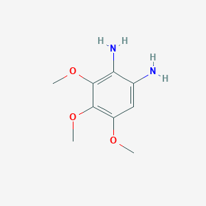molecular formula C9H14N2O3 B8397865 1,2-Diamino-3,4,5-trimethoxybenzene 