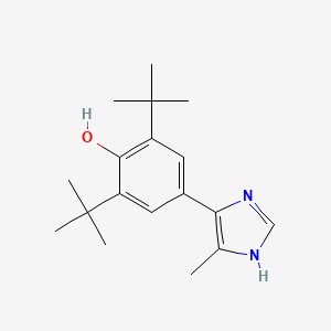 2,6-Di-tert-butyl-4-(5-methyl-1H-imidazol-4-yl)phenol