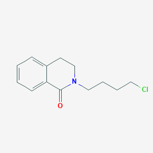 molecular formula C13H16ClNO B8398027 2-(4-chlorobutyl)-3,4-dihydro-2H-isoquinolin-1-one 