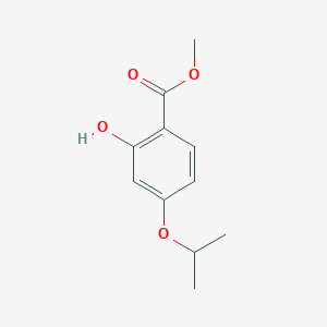 molecular formula C11H14O4 B8398067 Methyl 2-hydroxy-4-isopropoxybenzoate 