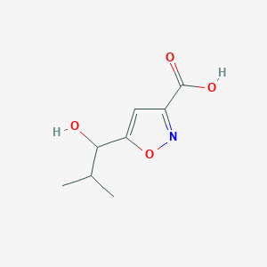 5-(1-Hydroxy-2-methylpropyl)isoxazole-3-carboxylic acid