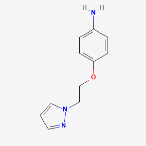 4-(2-Pyrazol-1-ylethoxy)phenylamine