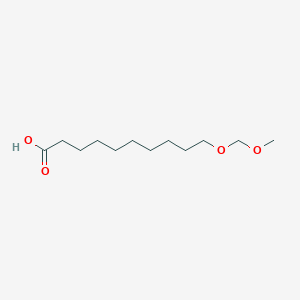 molecular formula C12H24O4 B8398178 10-(Methoxymethoxy)decanoic acid 
