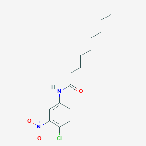 molecular formula C15H21ClN2O3 B8398206 N-(4-Chloro-3-nitrophenyl) nonanamide 